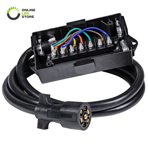 7 wire electircal junction box|semi trailer wiring junction box.